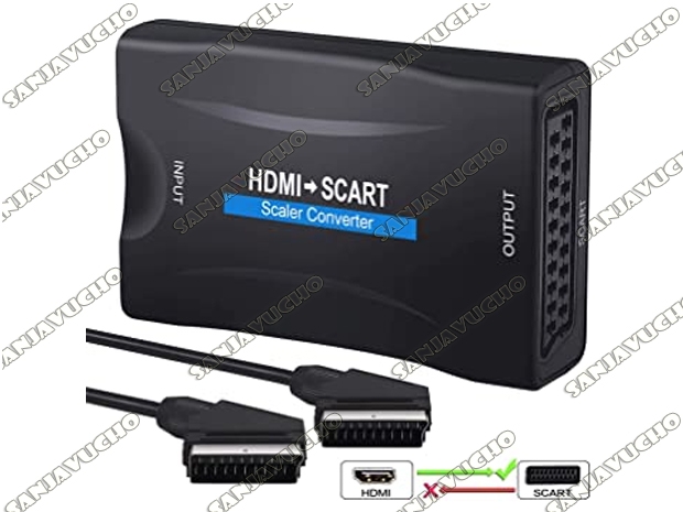 &+ CONVERTIDOR VIDEO HDMI A SCART SM-7840HDMI